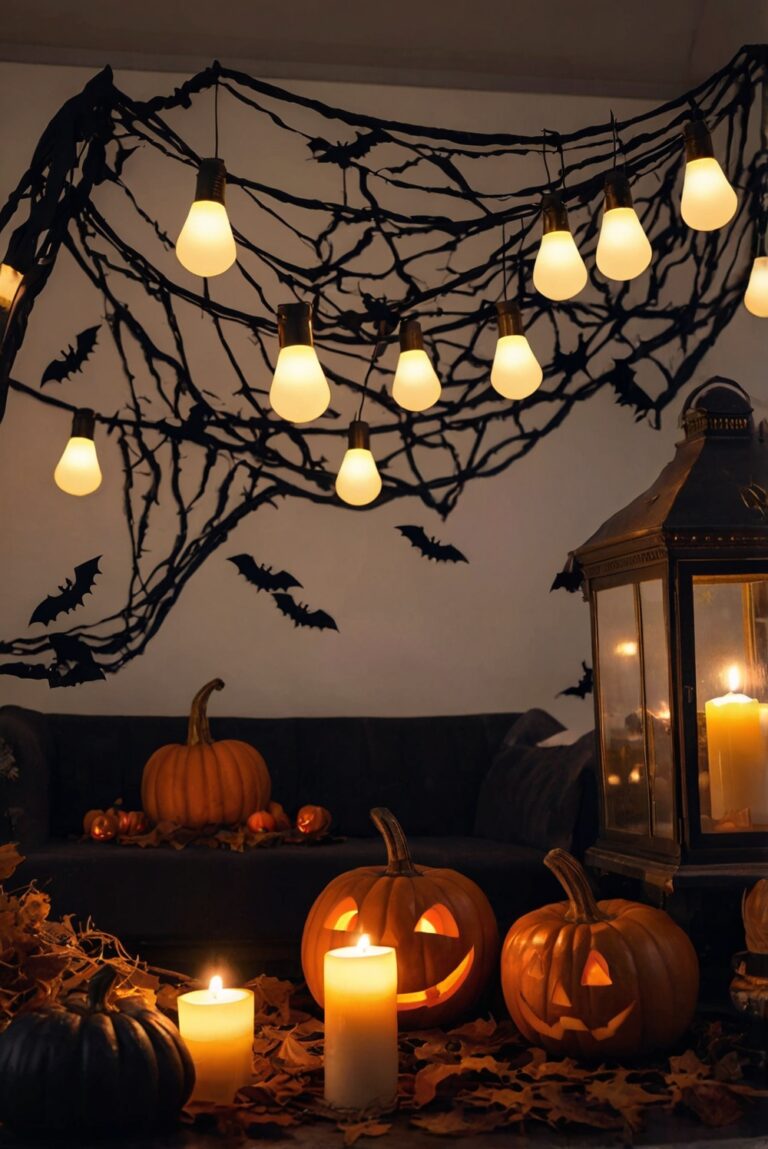 Halloween room decor, Halloween decorations, spooky room decor, haunted room decor, Halloween home decor